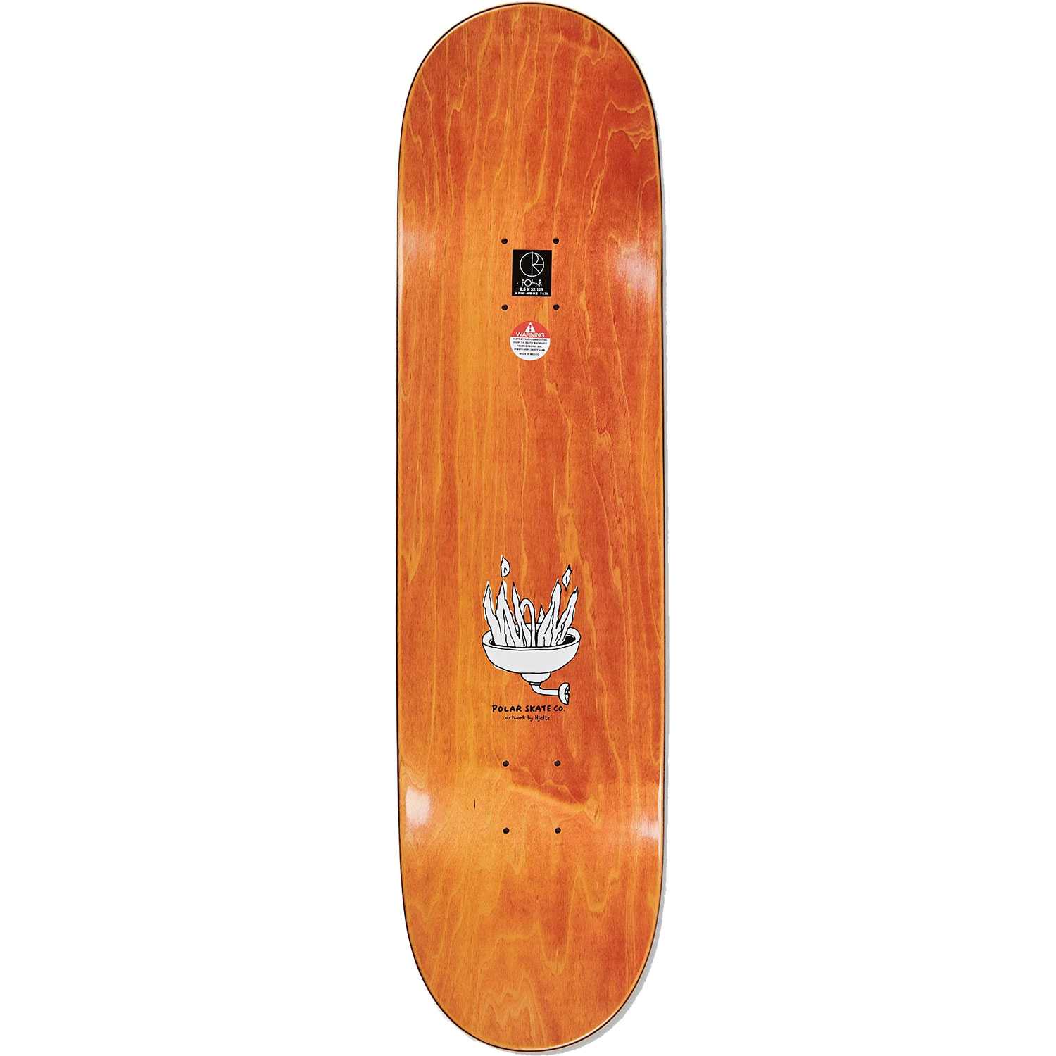 Polar Fire Ride (Wheel Well) Skateboard Deck - Hjalte Halberg 8.25