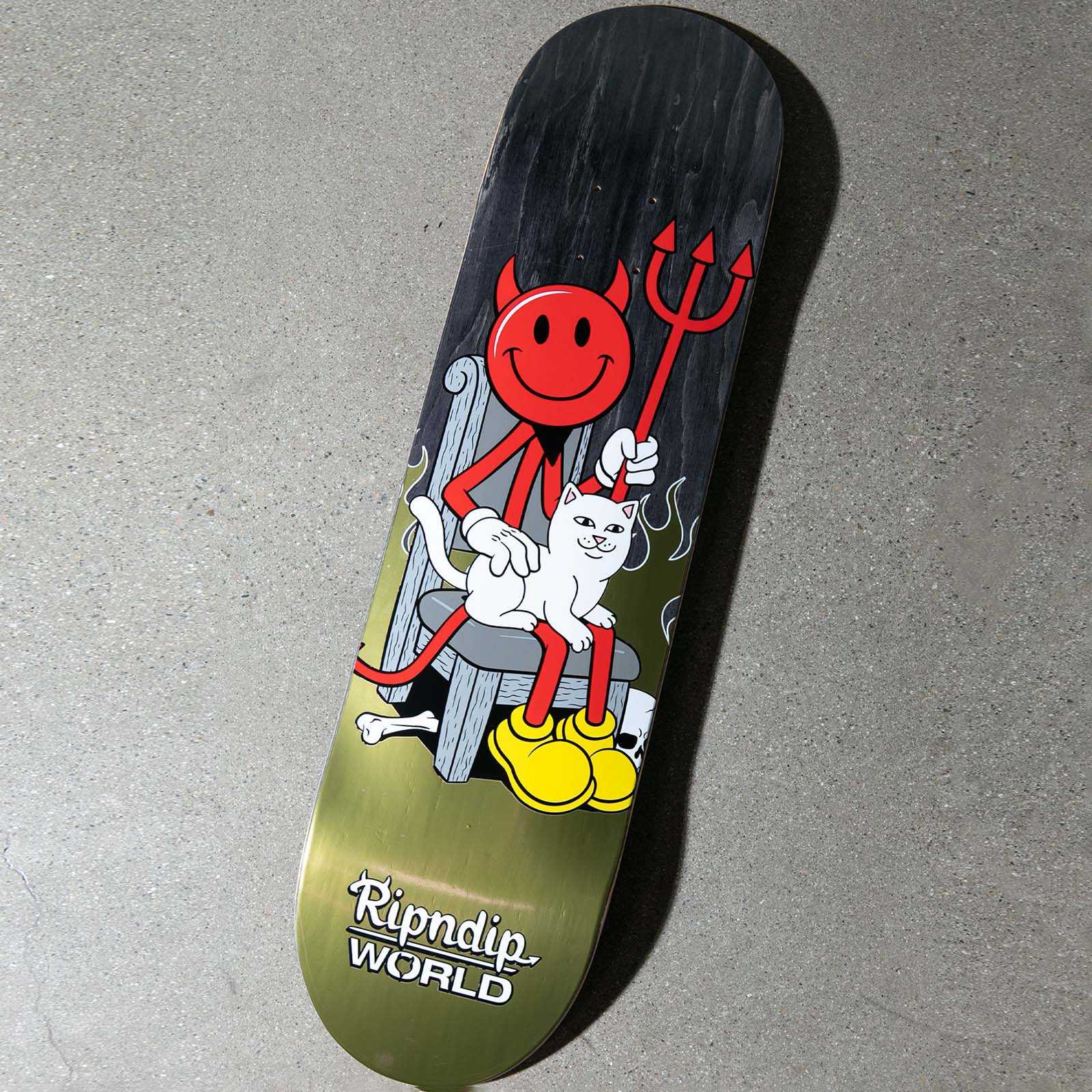World Industries Devilman Skateboard Deck 8.25" - 7-Ply Canadian Maple With Griptape