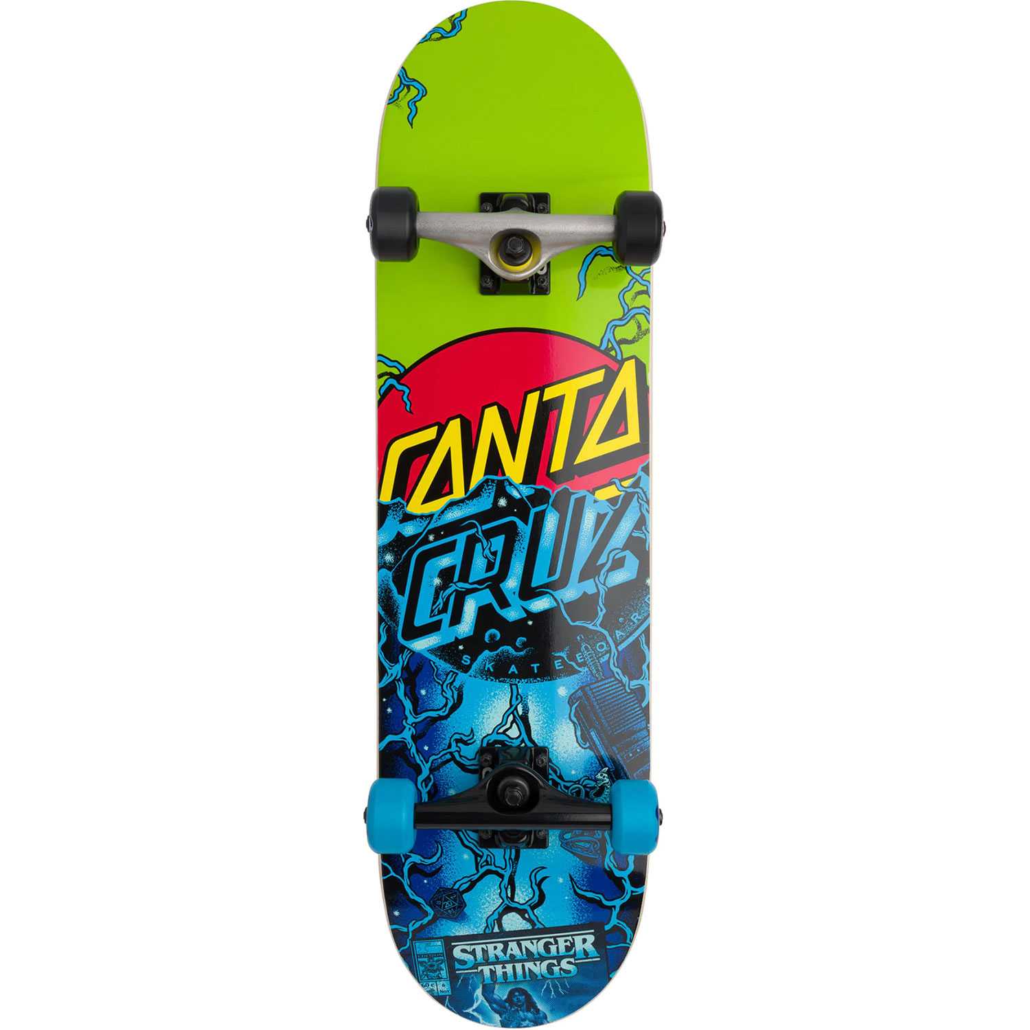 Santa Cruz x Stranger Things Classic Dot Complete Skateboard