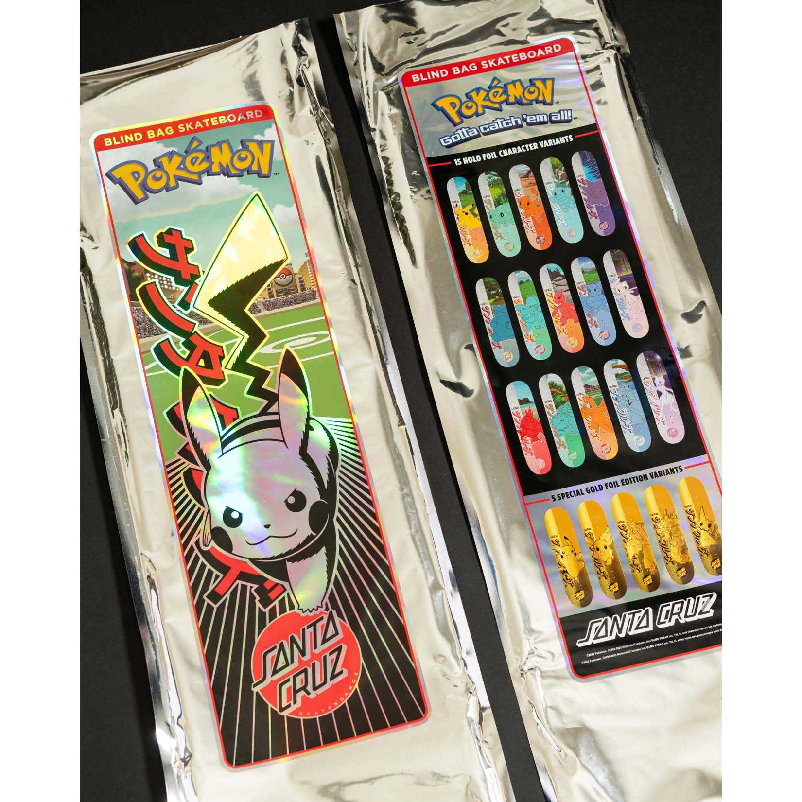 Santa Cruz Pokemon Blind Bag Skateboard Deck - Assorted 8