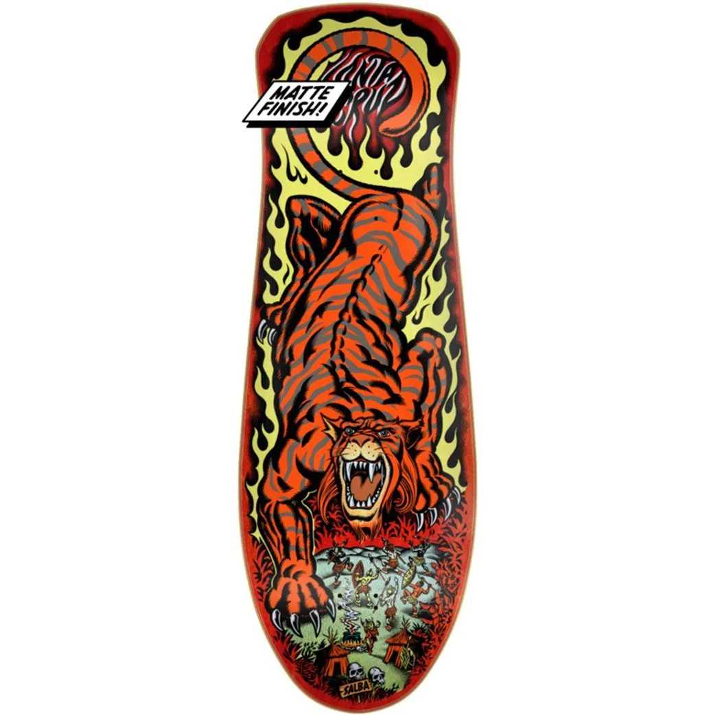 希少 レア✨ SANTA CRUZ サルバ Salbaモデル Tiger 8.6 Santa Cruz Salba Tiger Reissue Skateboard Deck - Orange 10.3