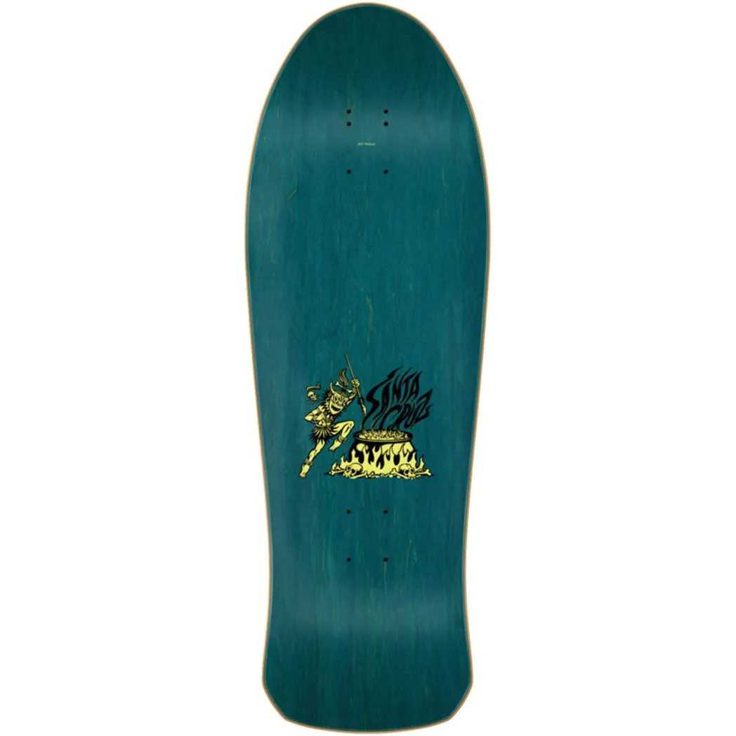 Santa Cruz Salba Tiger Reissue Skateboard Deck - Orange 10.3