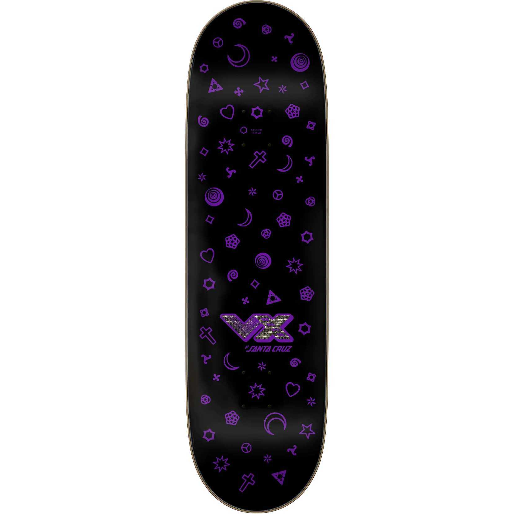 【再値下げ／新品未使用】SANTACRUZ boards 149cm Santa Cruz VX Resurrection Skateboard Deck - Salba 8.8