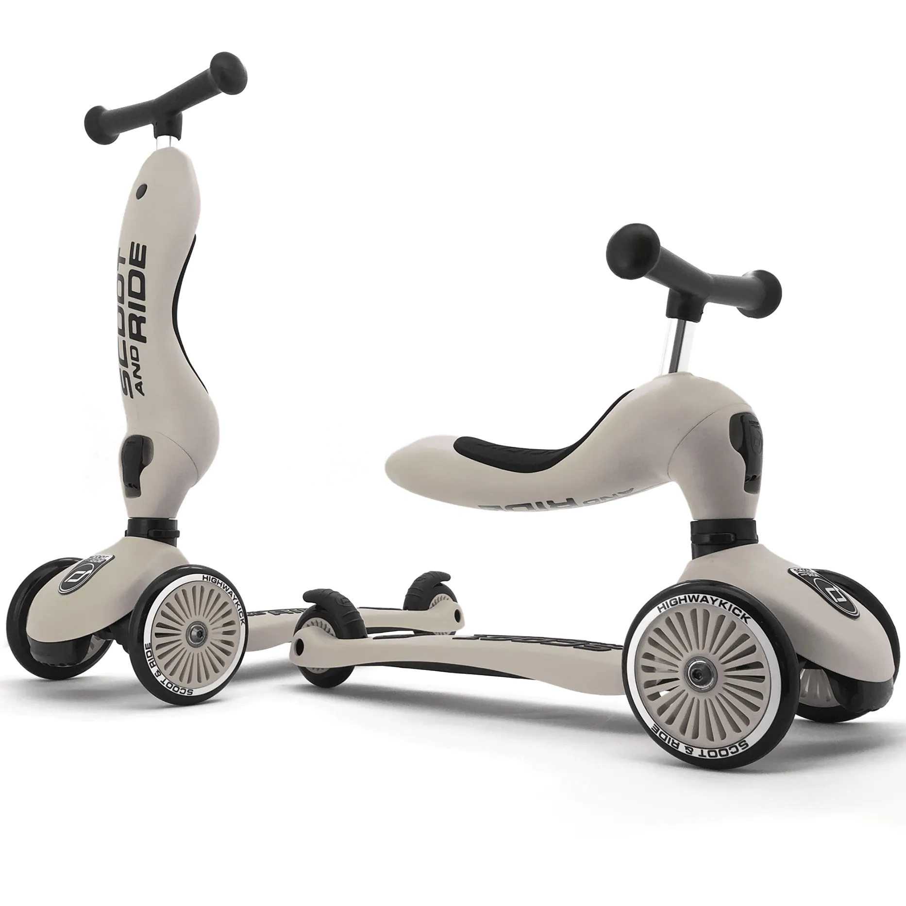 【sally】SCOOT AND RIDE HIGHWAYKICK1 Kick Ride | Scoot & Ride Toddler Scooter in Steel Blue | Natural