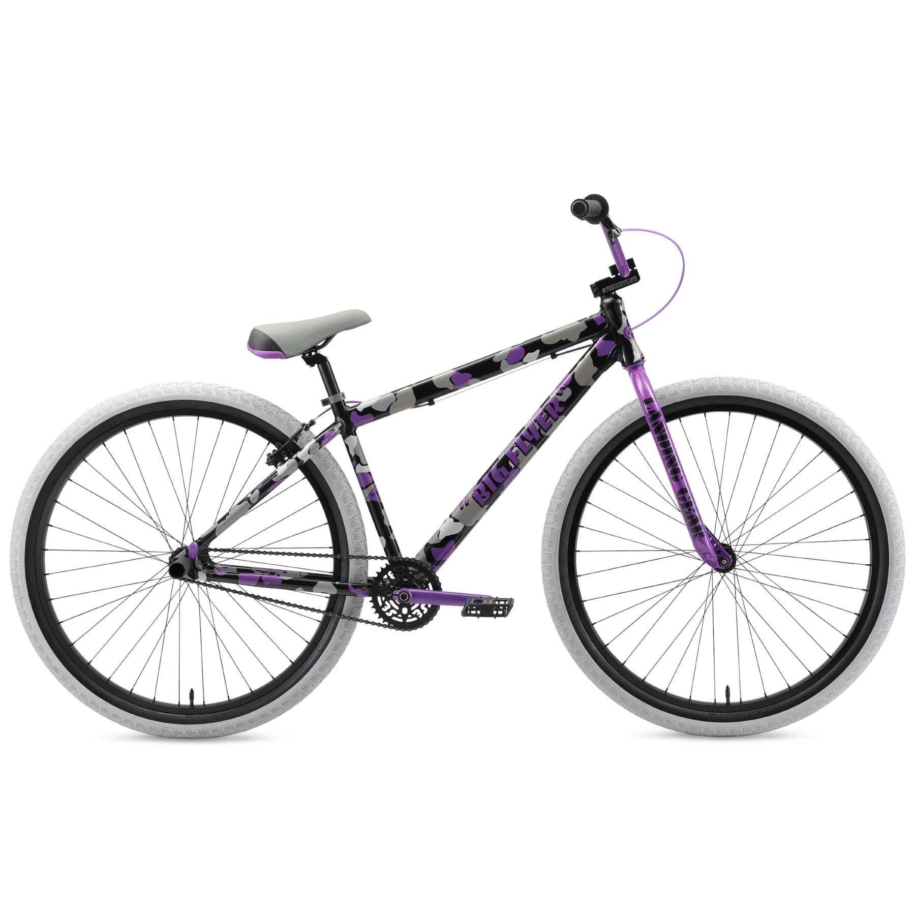 SE Big Flyer 29'' 2021 Complete BMX Purple Camo SkateHut