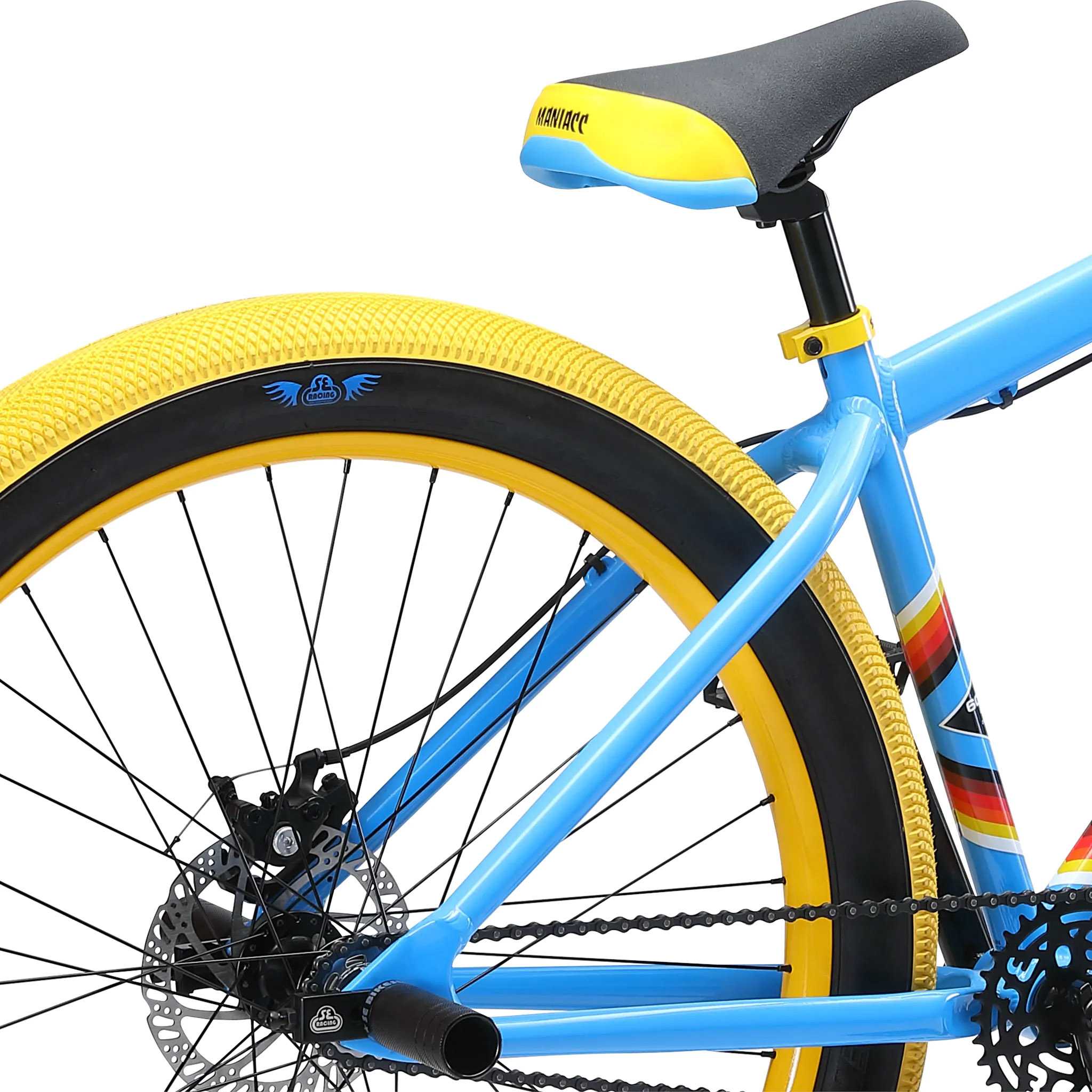 SE Maniacc Flyer 2021 Complete BMX SE Blue SkateHut