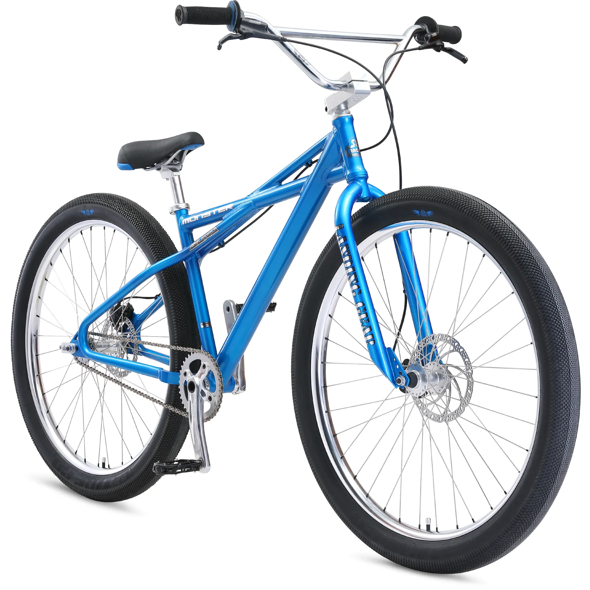 【29インチ BMX】Mon クルーザー BMX 自転車 ブルー SE Monster Quad 29'' 2021 Complete BMX - Blue | SkateHut