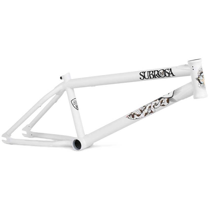 Subrosa Wild Child 20.75'' BMX Frame - Matte White | SkateHut