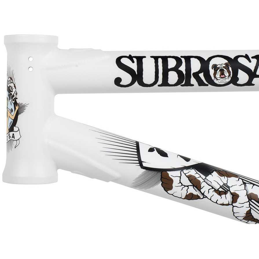 Subrosa Wild Child 20.75'' BMX Frame - Matte White | SkateHut