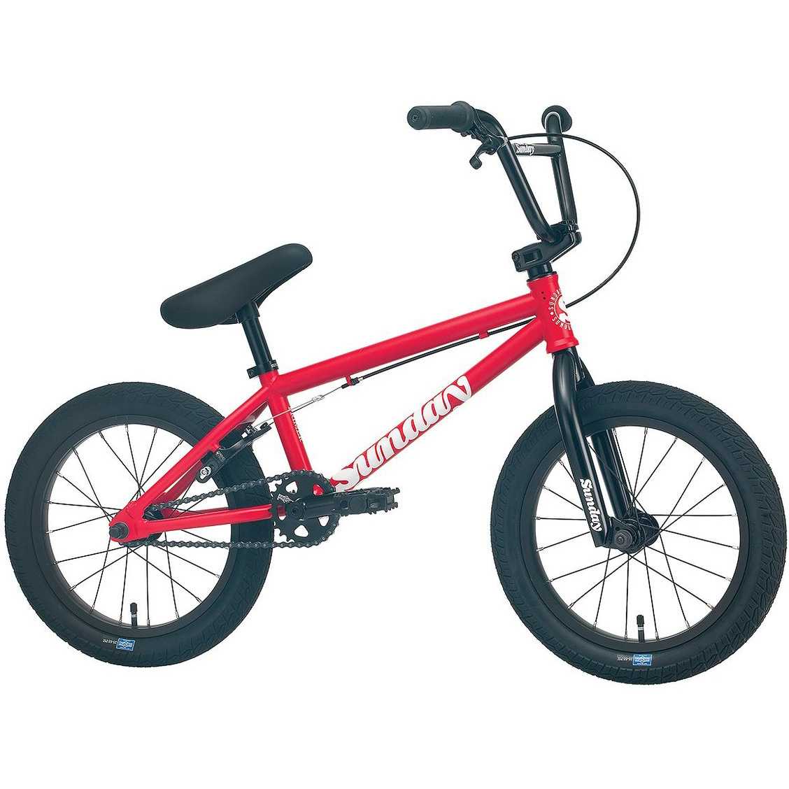 Sunday 2022 Primer 16'' Complete BMX - Matte Fire Engine Red