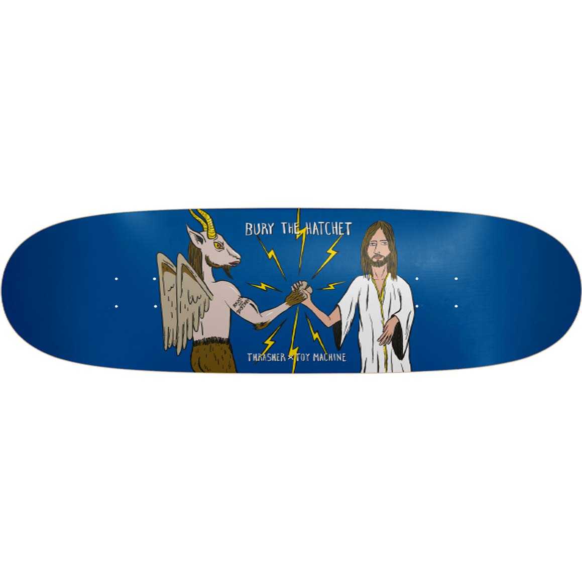 Toy Machine x Thrasher Skateboard Deck - Bury The Hatchet 8.88