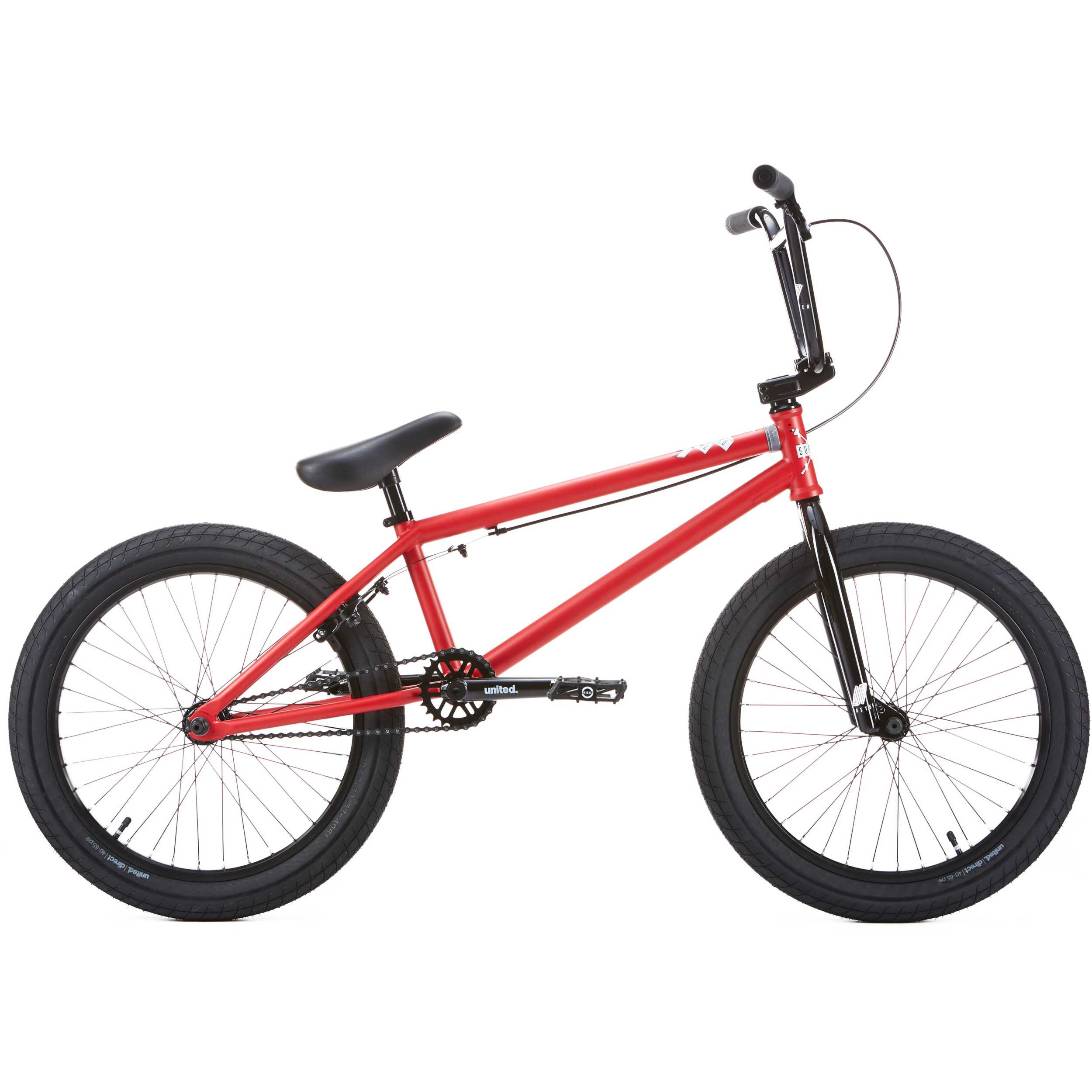 United Supreme 20.5'' Complete BMX - Deep Flat Red | SkateHut