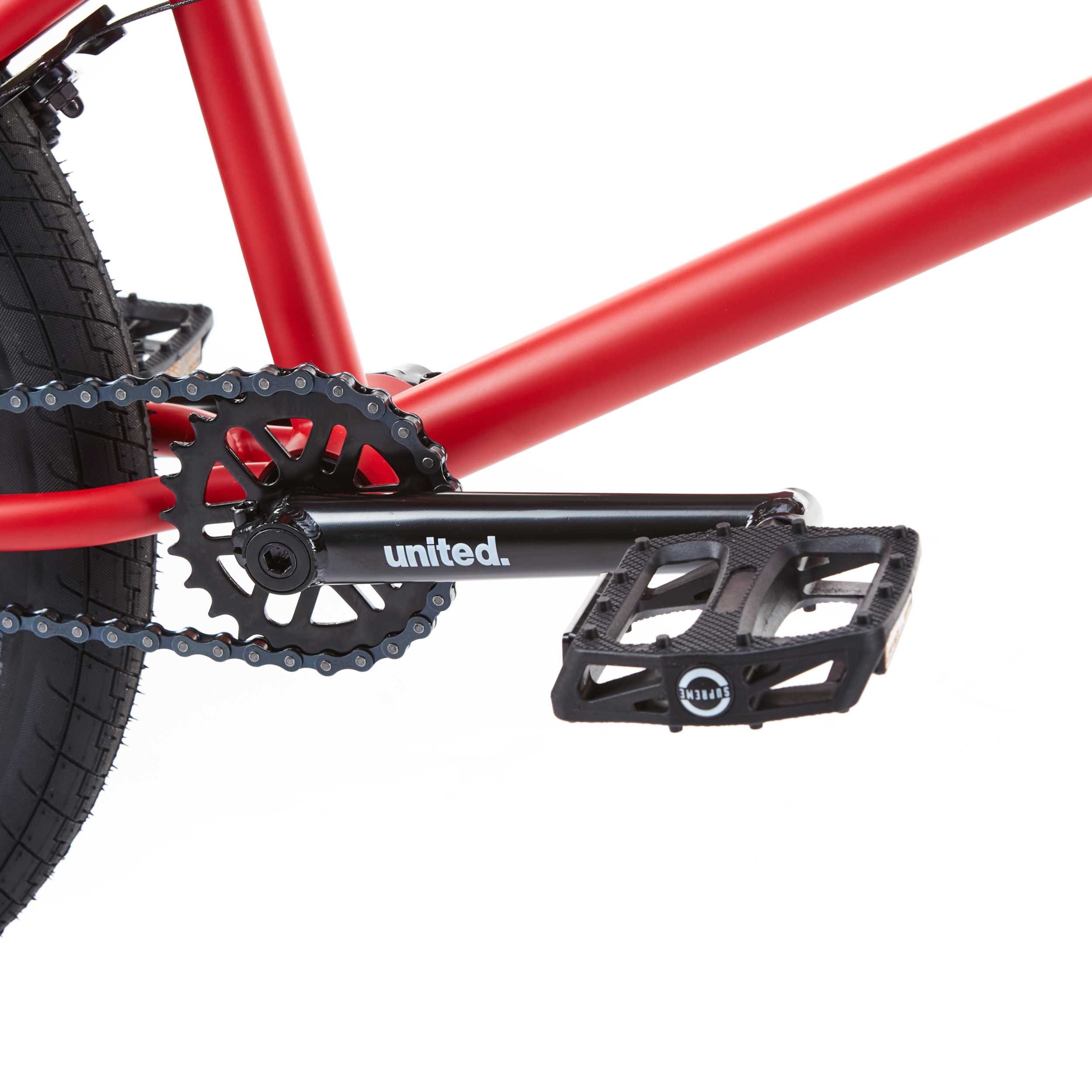 United Supreme 20.5'' Complete BMX - Deep Flat Red | SkateHut