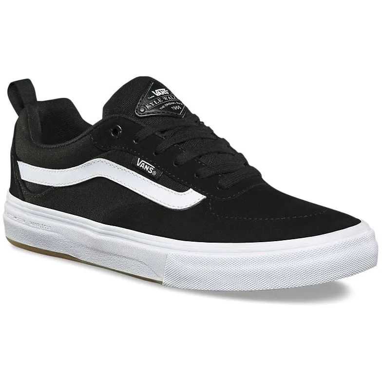 Vans Kyle Walker Pro Skate Shoes - Black/White | SkateHut