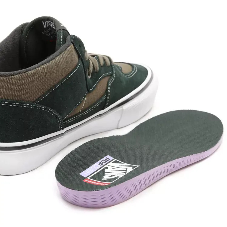 Vans Skate Half Cab Skate Shoes - Scarab/Military | SkateHut display picture 3