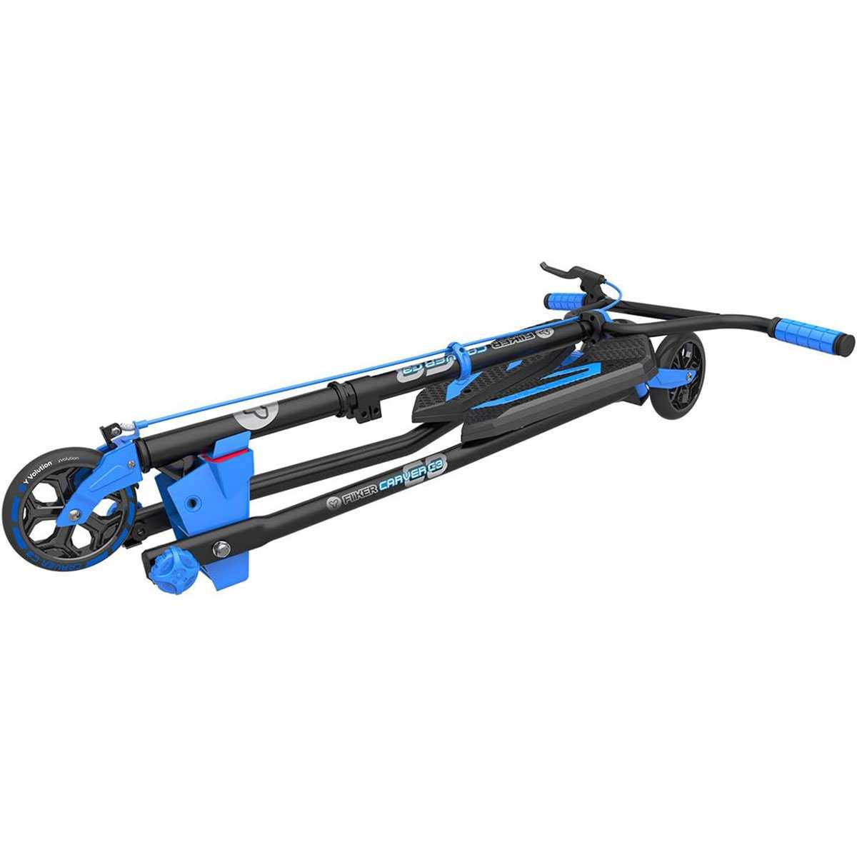 Yvolution Fliker Carver C3 Blue | SkateHut