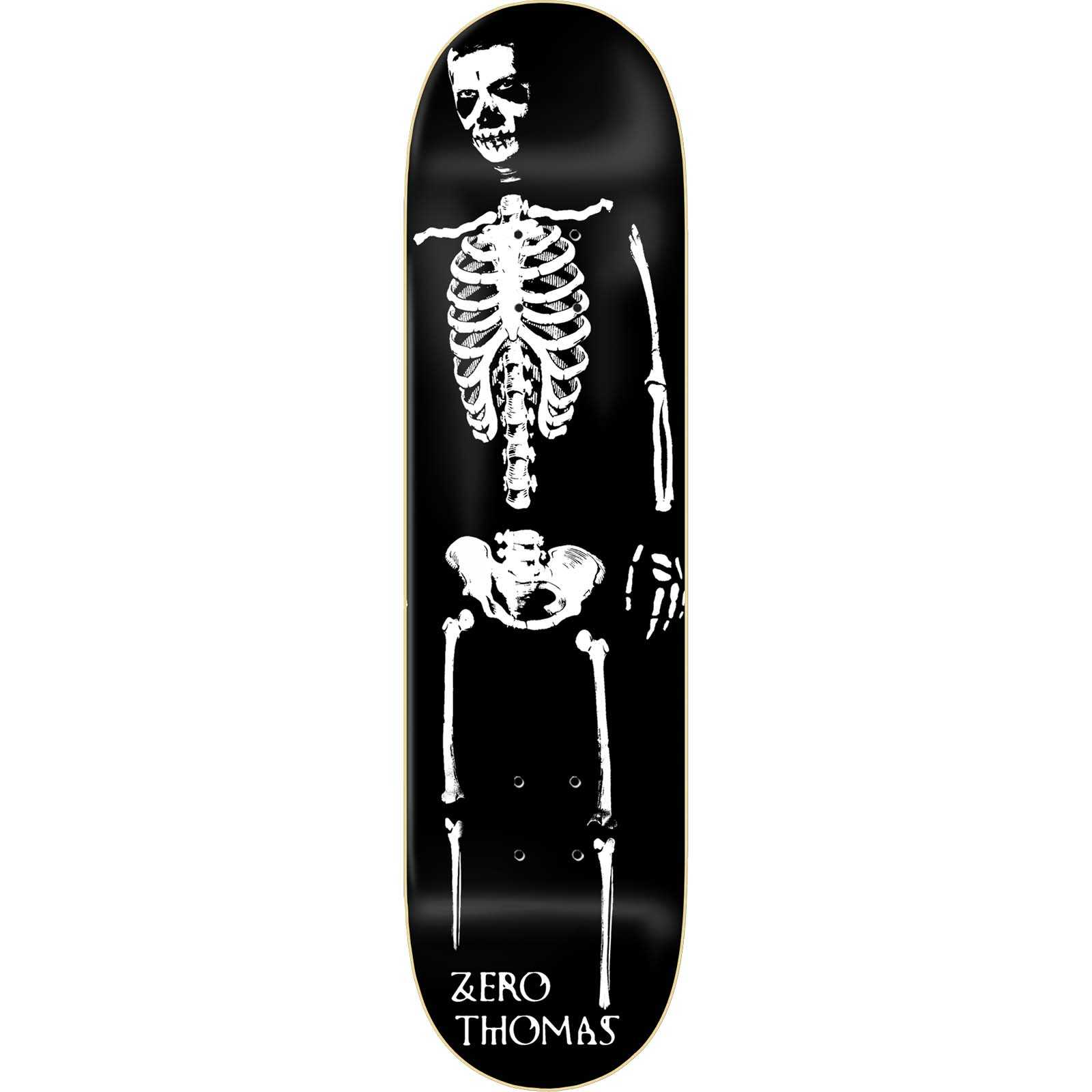 Zero DTL Skeleton Skateboard Deck - 8.25