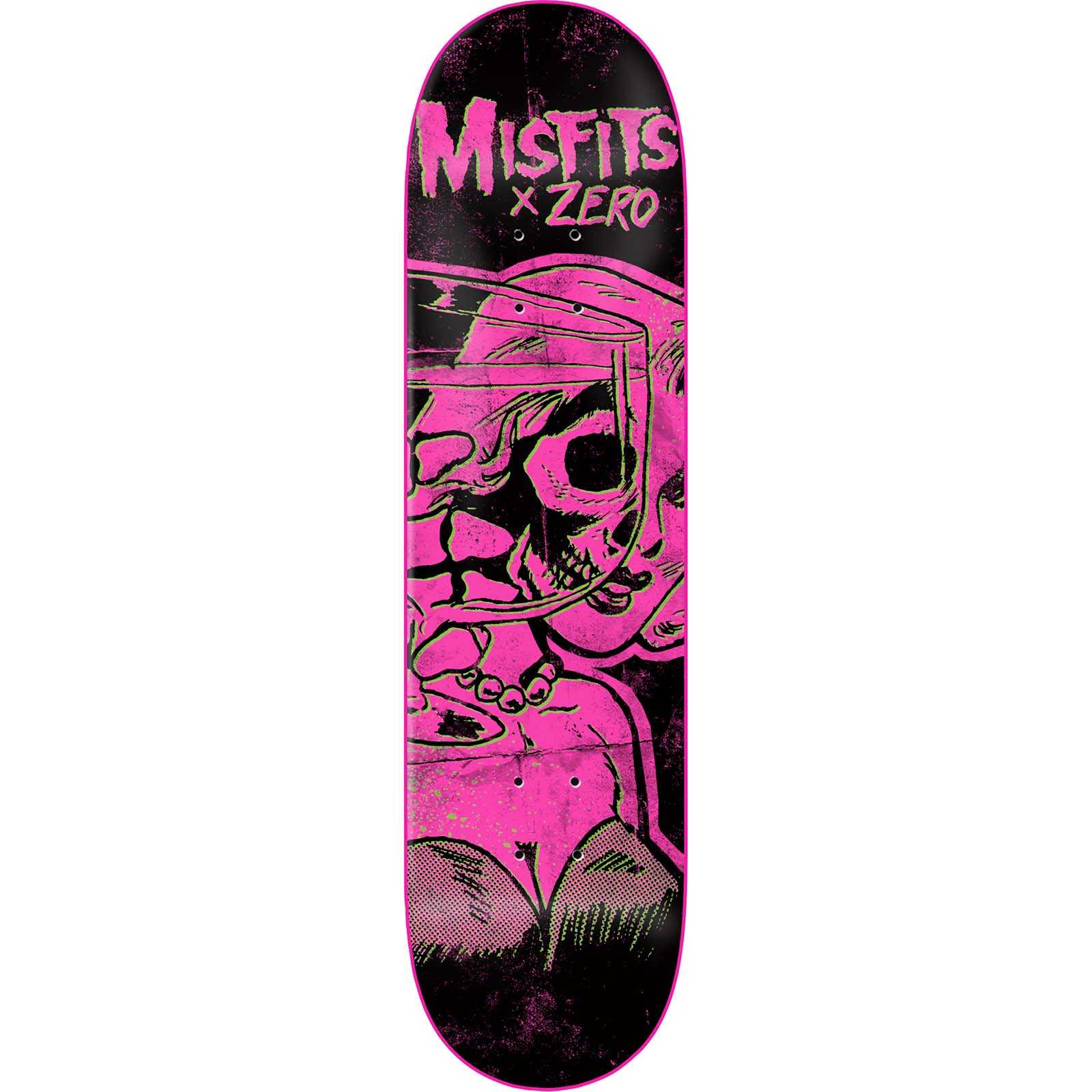 Zero x Misfits Die Die Skateboard Deck - 8.25