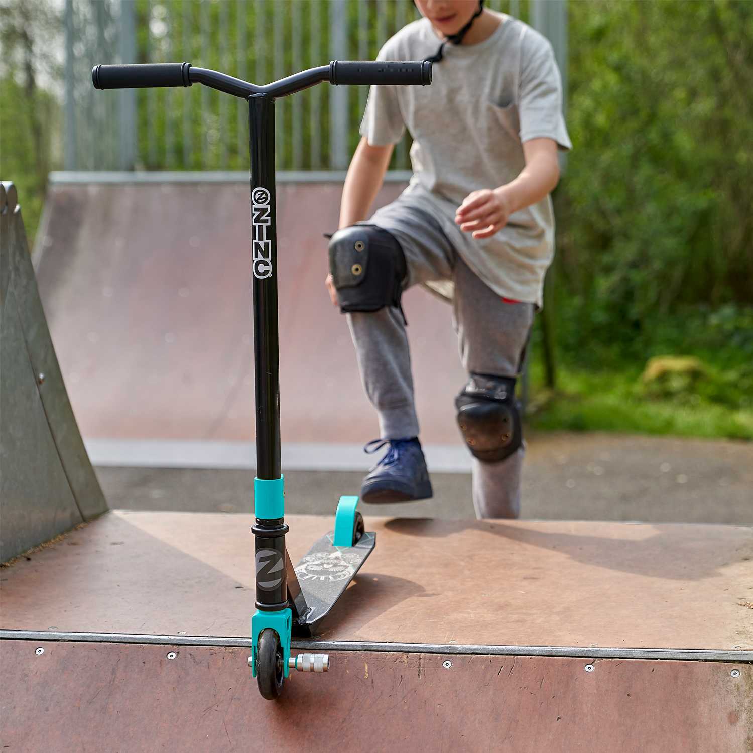 Zinc Void Stunt Scooter - Blue | SkateHut