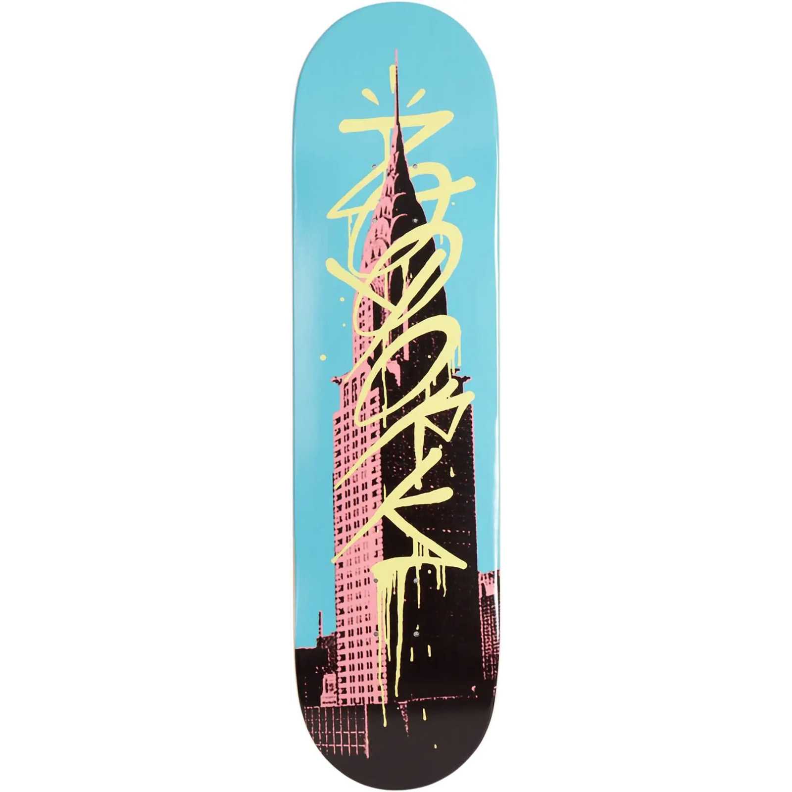 Zoo York City Skateboard Deck - Chrysler Tag 8.25