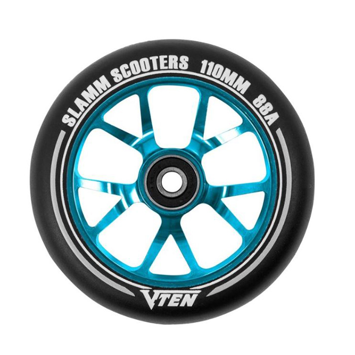 Slamm V-Ten II Scooter Wheel 110mm - Black/Blue