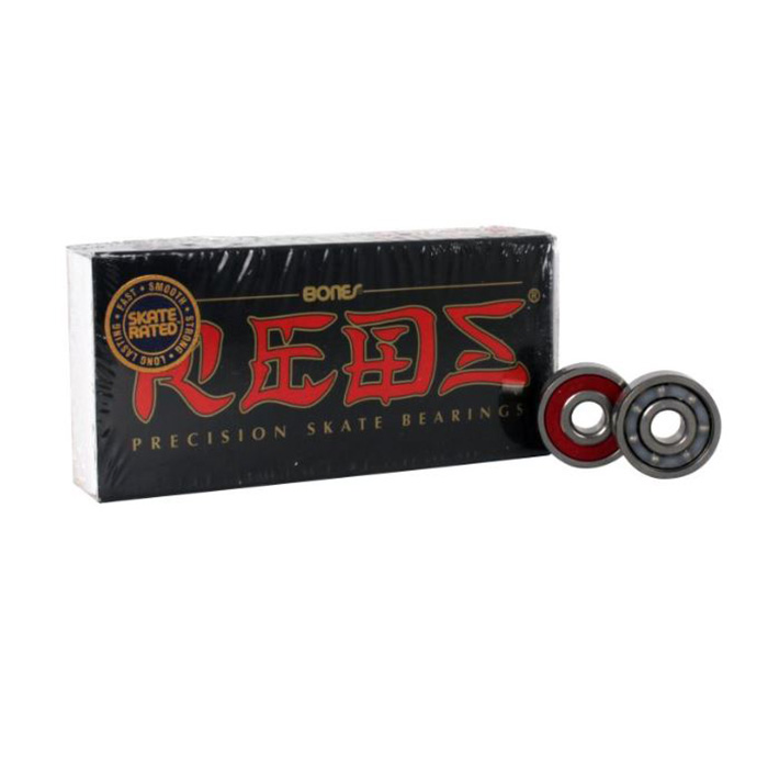 Bones Reds Bearings - 8mm (Pack of 8)