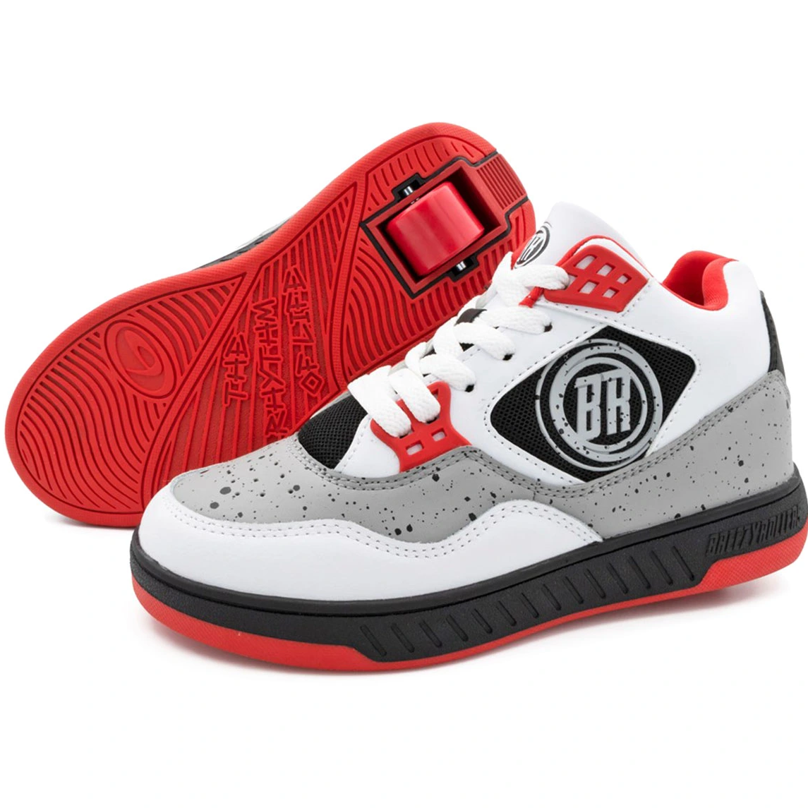 Breezy Rollers Jumper - White/Grey/Red