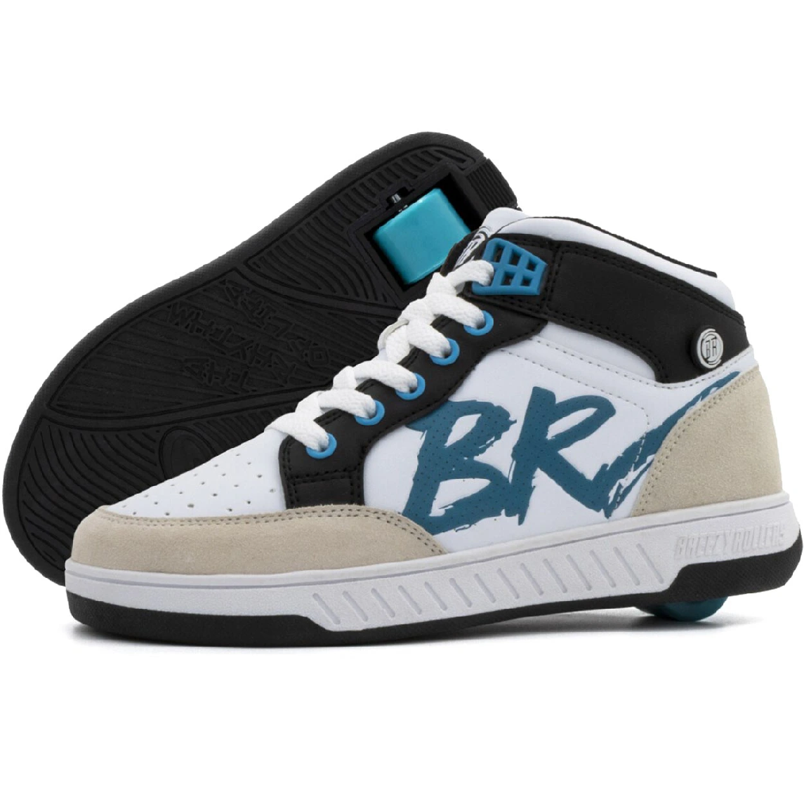 Breezy Rollers Skater - White/Light Blue