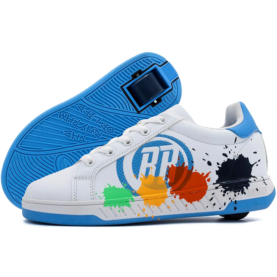 Breezy Rollers Splash - White/Light Blue