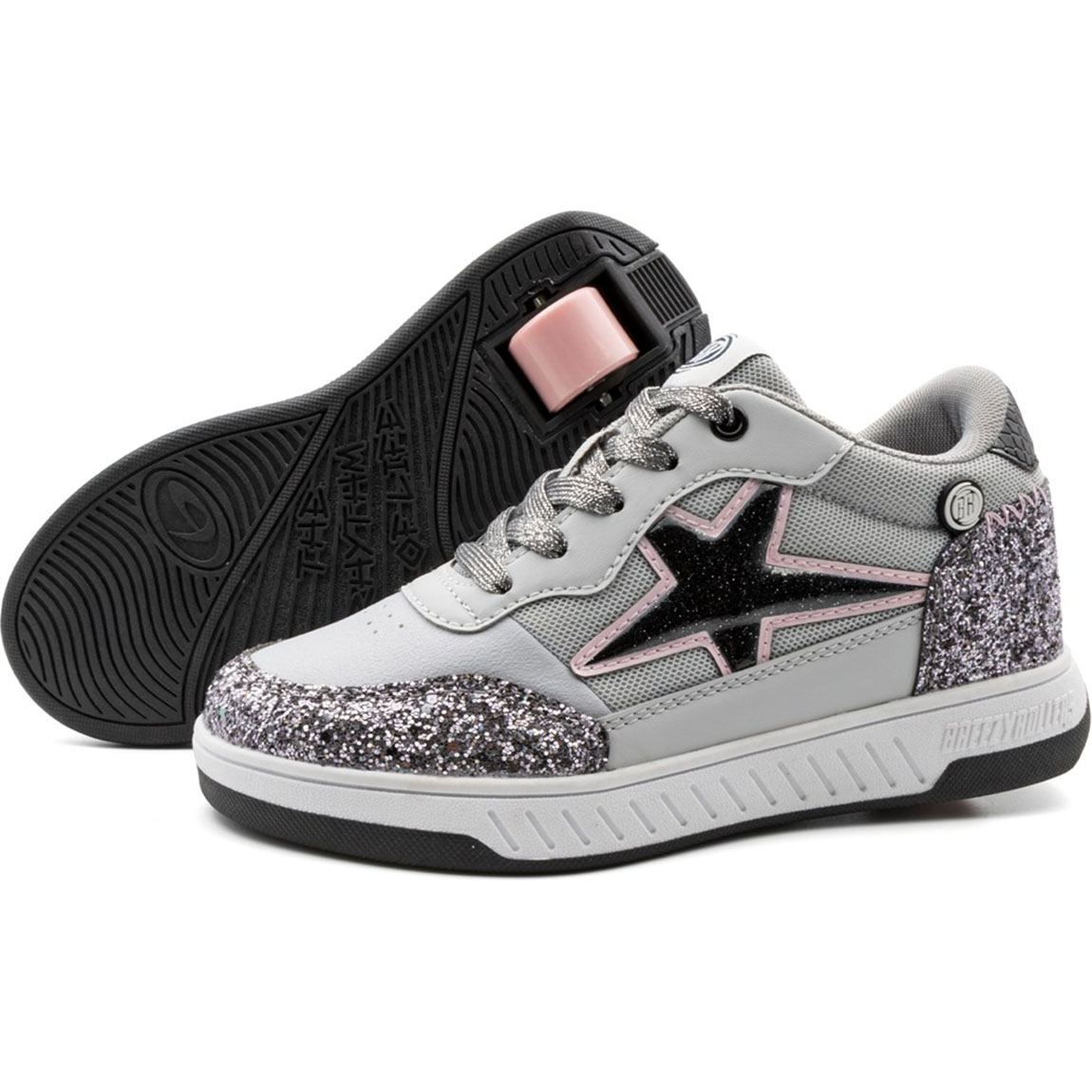 Breezy Rollers Star - Silver/Grey