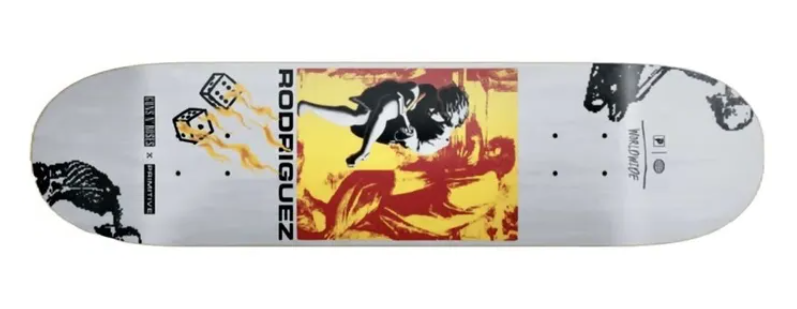 Primitive x Guns N’ Roses Rodriguez Estranged Skateboard Deck 
