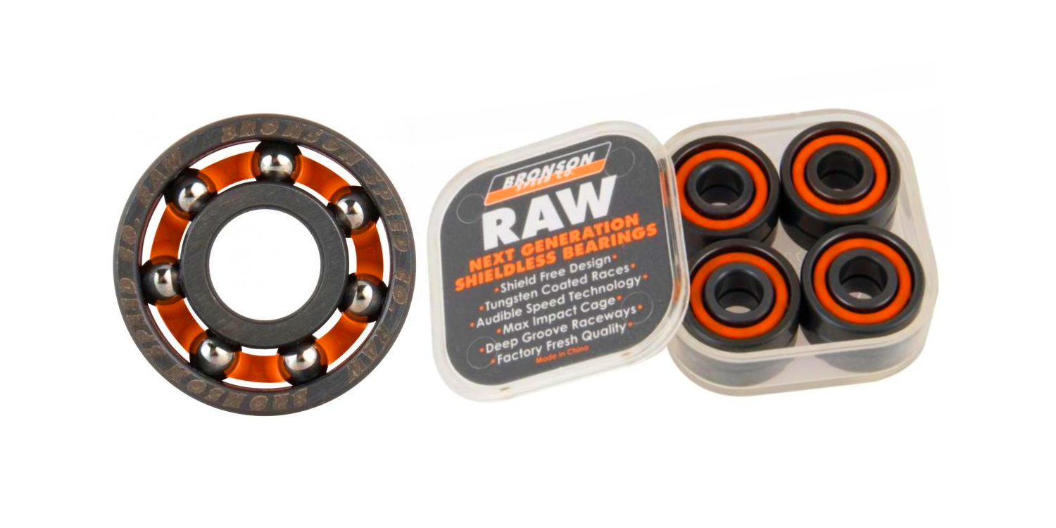 Bronson Raw Skateboard Bearings