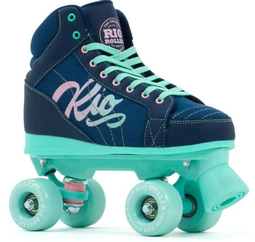 Rio Roller Lumina Quad Roller Skates - Navy/Green