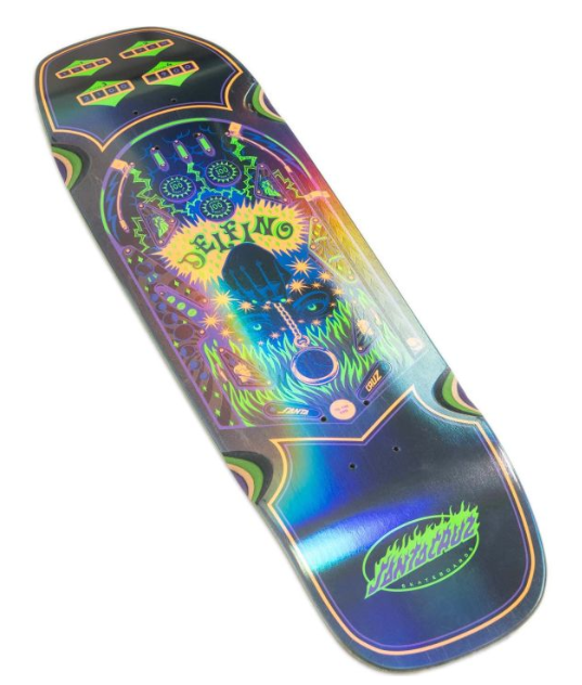 Santa Cruz Pinball Skateboard Deck - Delfino 9.14"